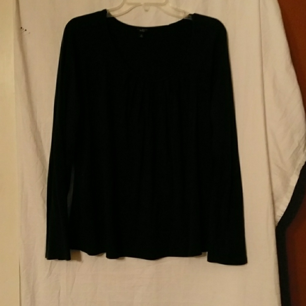 Teal,  long sleeve top